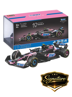 Modellino auto Burago in scala 1:43 BWT ALPINE - F1 A524 2024  #10 GASLY Signature-1