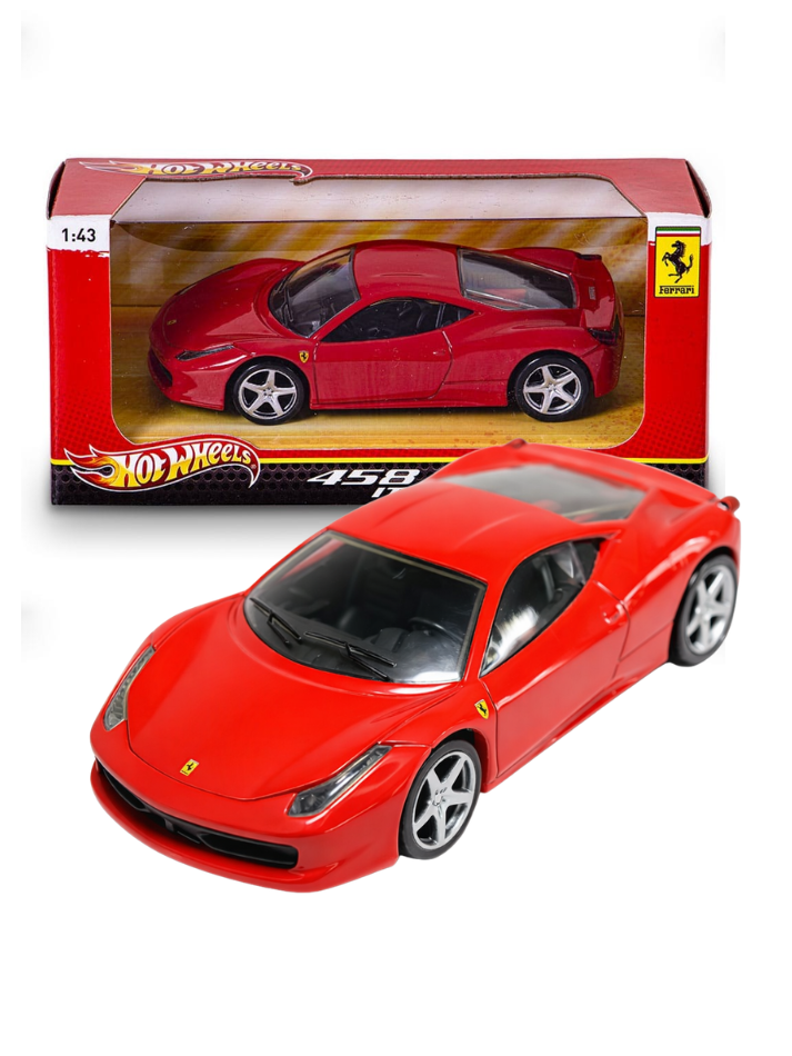 Modellino auto Burago in scala 1:43 T8417 FERRARI 458 ITALIA RED-1