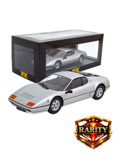 Modellino auto KK Ferrari 512 BBi, 1981, silver in scala 1:18-1