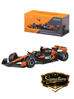 Modellino auto burago in scala 1:43 McLAREN - F1 MCL38 2024 #4 NORRIS-1