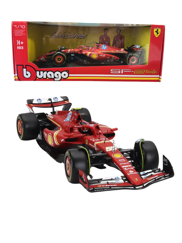 Modellino auto in scala 1:18 FERRARI - F1 SF-24 2024 #55 SAINZ-1