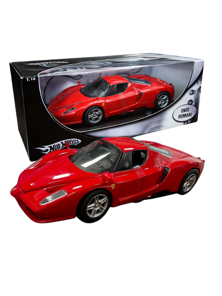 Modellino auto in scala 1:18 FERRARI HOT WEELS ENZO RED