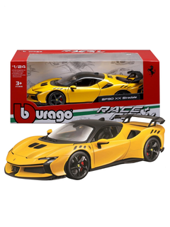 Modellino auto in scala 1:18 FERRARI SF90 STRADALE HYBRID SPIDER 2020 yellow-1