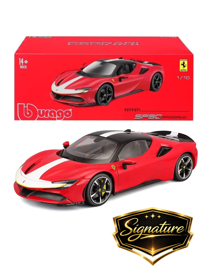 Modellino auto in scala 1:18 FERRARI SF90 STRADALE red Signature