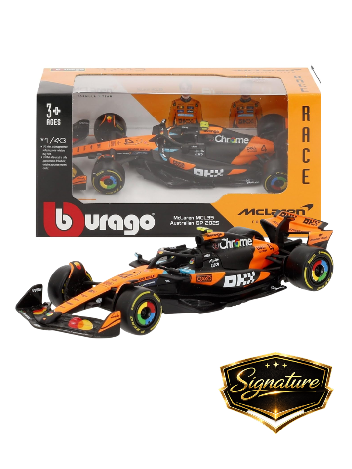 Modellino auto in scala 1:43 McLAREN - F1 MCL39 2025#4 NORRIS Signature-1