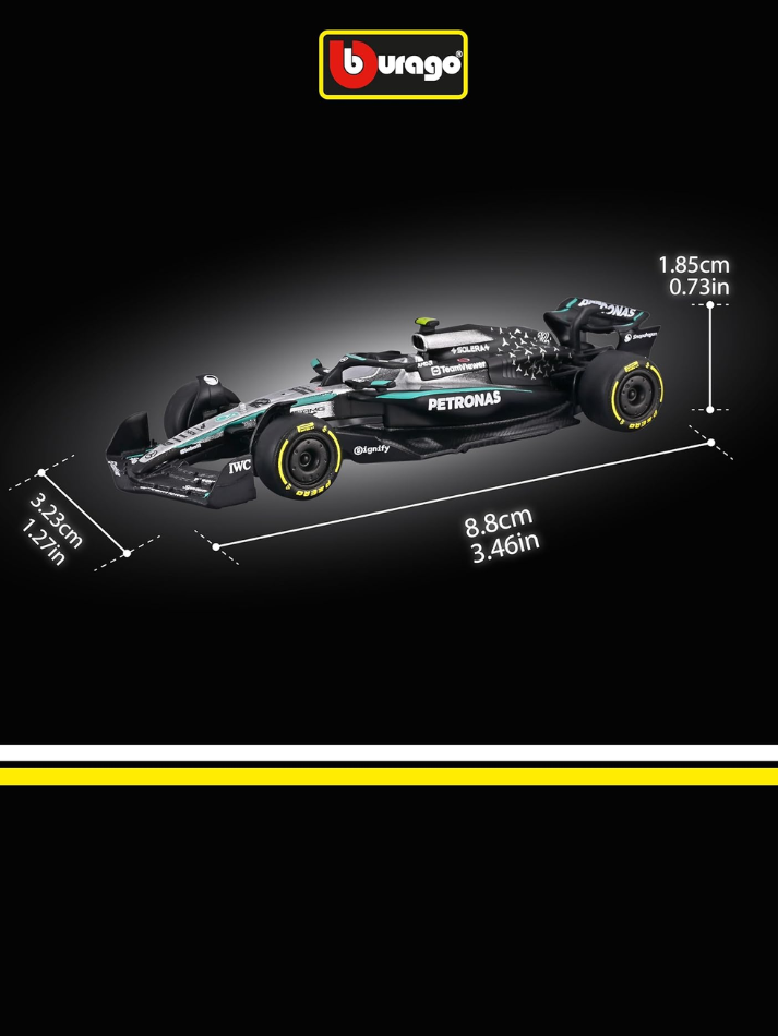 Modellino in scala 1:64 MERCEDES AMG - F1 W16 2025 #63 RUSSELL-2