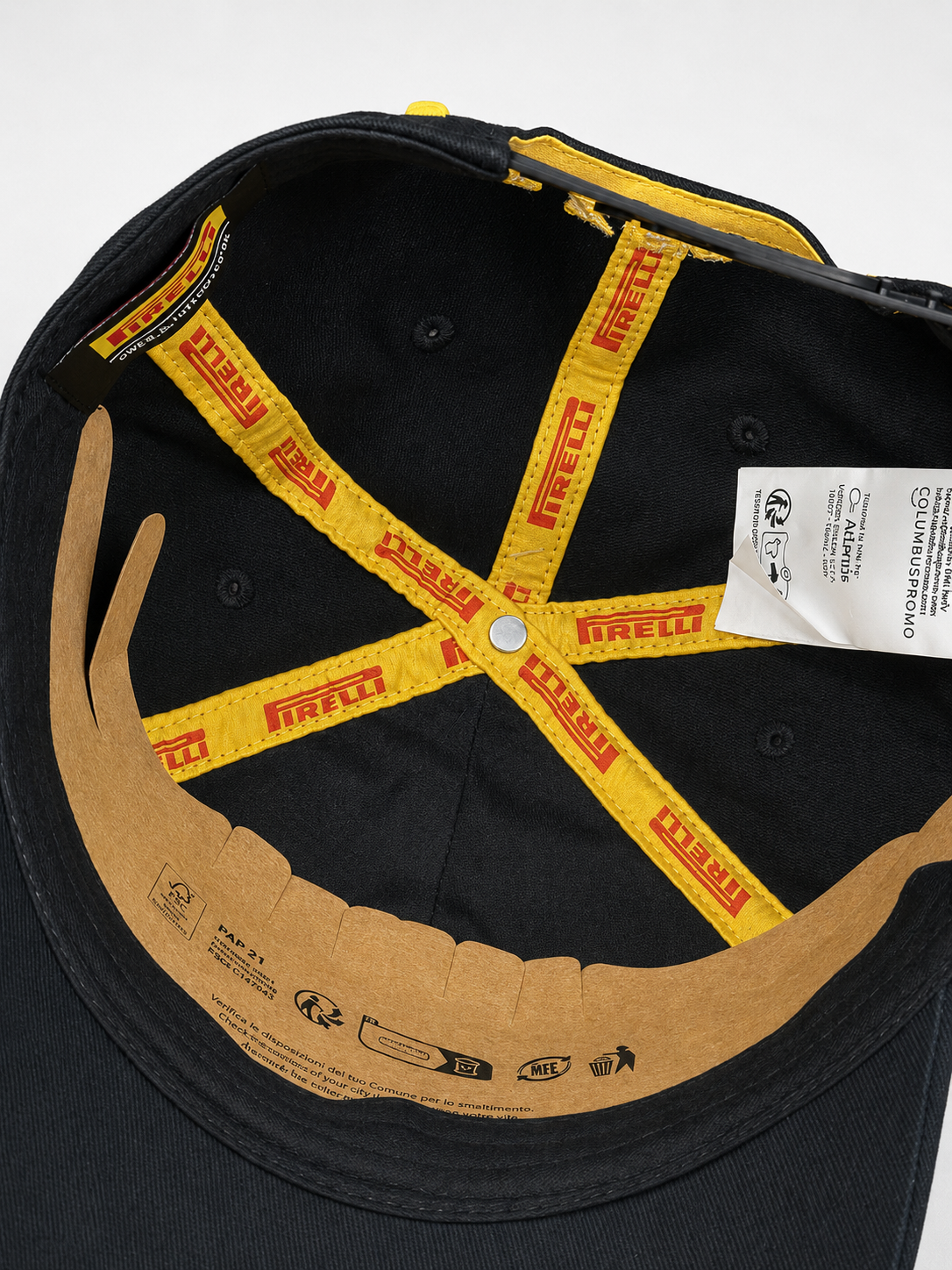 PIRELLI Podium Cap Black – Cappellino Ufficiale Motorsport-6