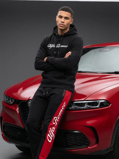 Pantalone Jogger Nero Alfa Romeo nero-4