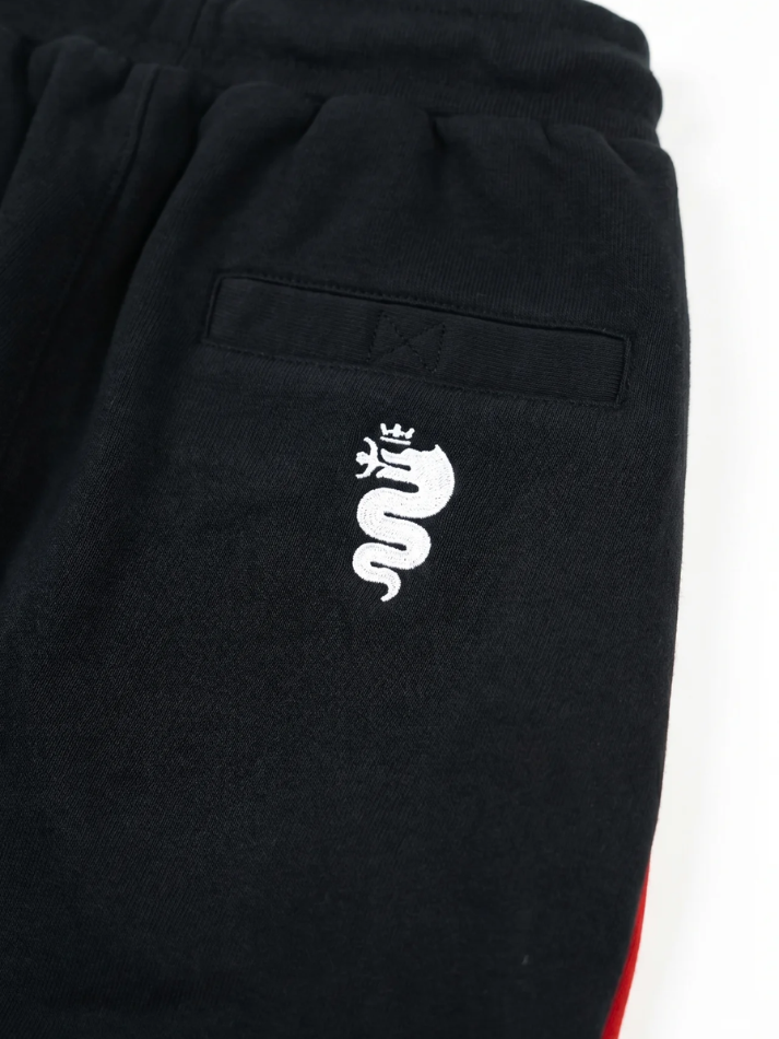 Pantalone Jogger Nero Alfa Romeo nero-5