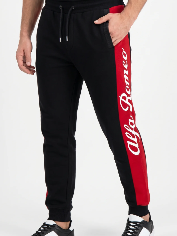 Pantalone Jogger Nero Alfa Romeo nero-1