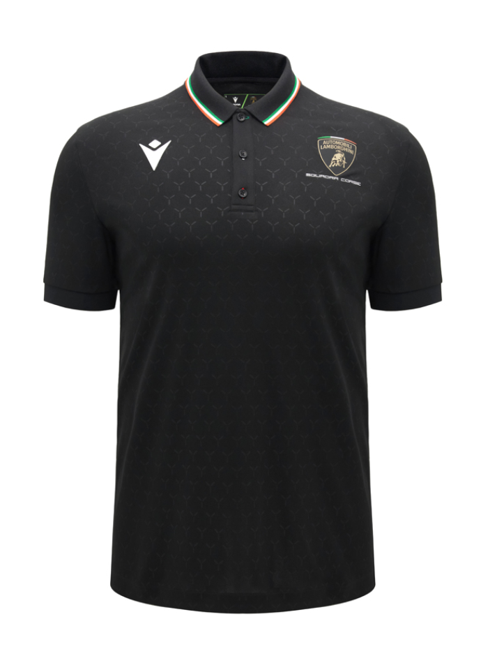 Polo Uomo Automobili Lamborghini SC63 2026/27 Nera-6