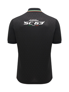 Polo Uomo Automobili Lamborghini SC63 2026/27 Nera-3
