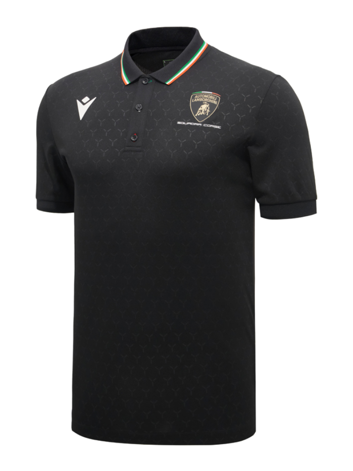 Polo Uomo Automobili Lamborghini SC63 2026/27 Nera-4