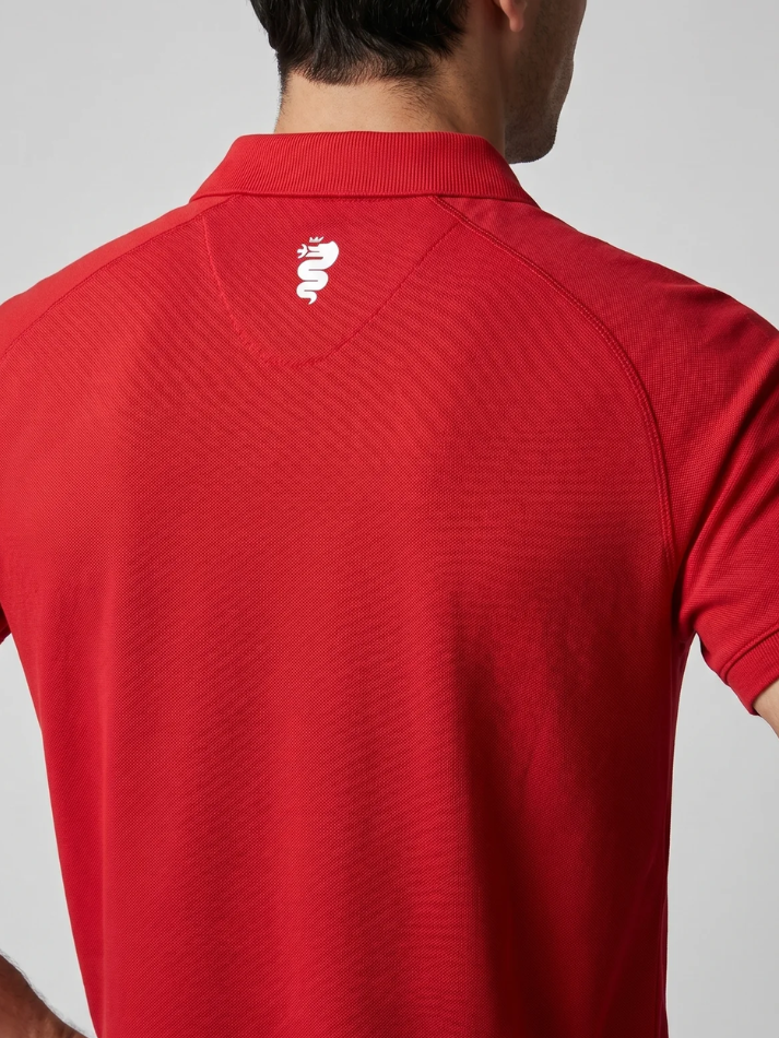 Polo da uomo Alfa Romeo classic red-2