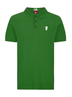 Polo da uomo Alfa Romeo classic con logo serpentine verde/rossa-7