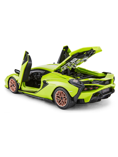 RASTAR Modellino auto con kit montaggio in scala 1:18 Lamborghini Sian FKP37 RC Car Kit Green-7