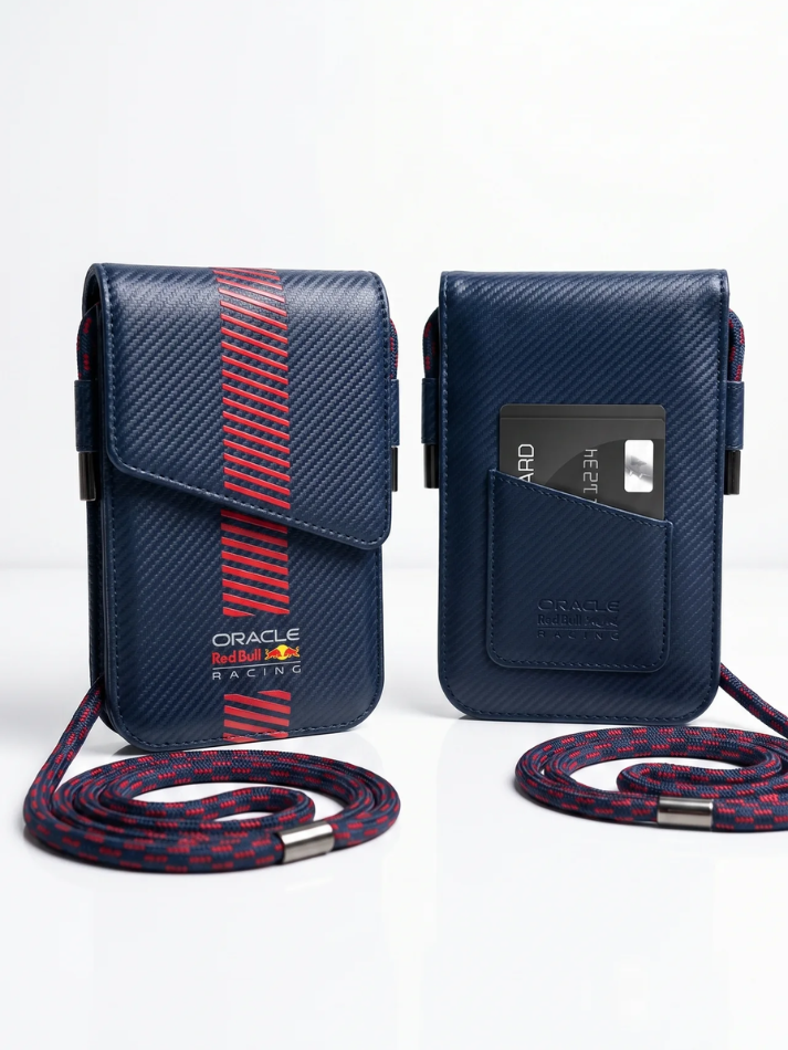 Red Bull Racing porta telefono blu marino e nero