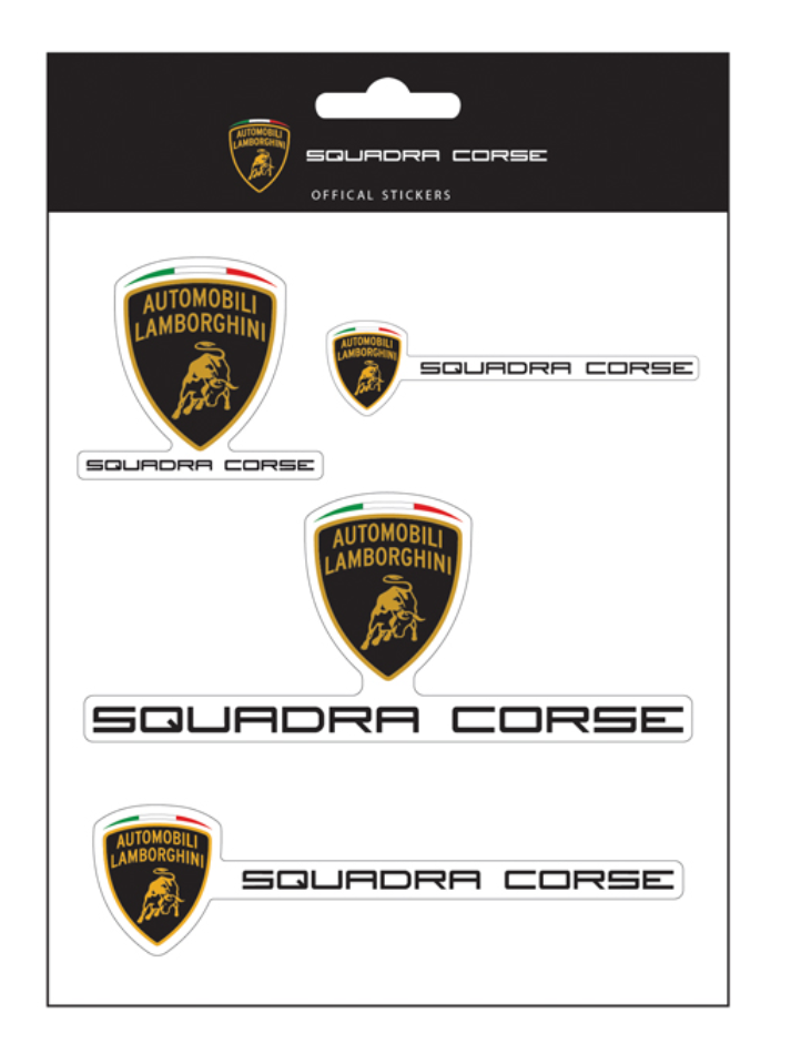 Sticker Adesivi Automobili Lamborghini Squadra Corse-1