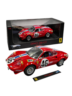 Modellino auto in scala 1:18 FERRARI ELITE HOT WEELS DINO 246 GT 1972-1