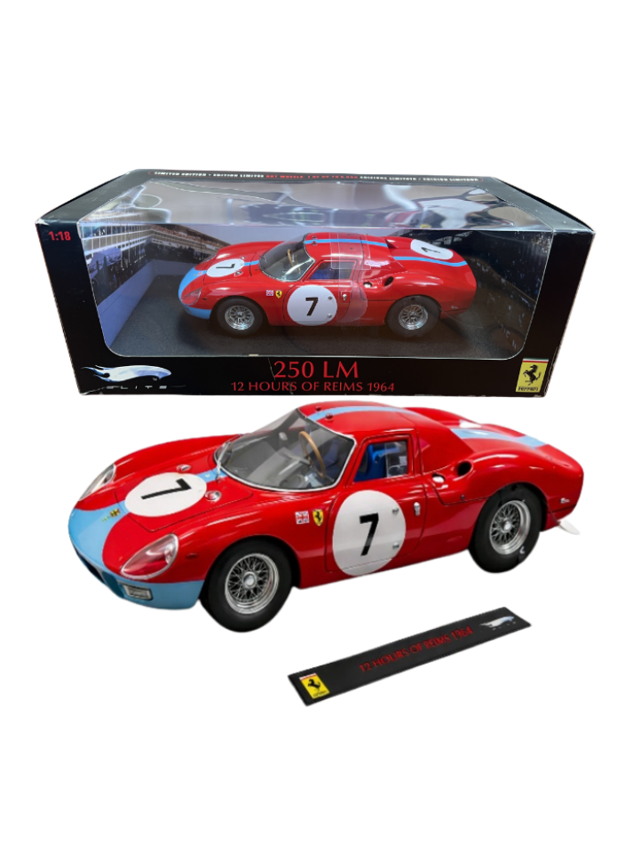 Modellino auto in scala 1:18 FERRARI ELITE HOT WEELS 250LM 1964