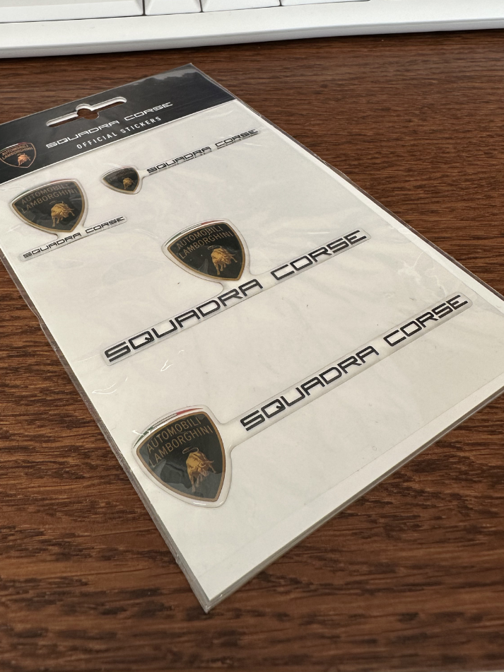 Sticker Adesivi Automobili Lamborghini Squadra Corse
