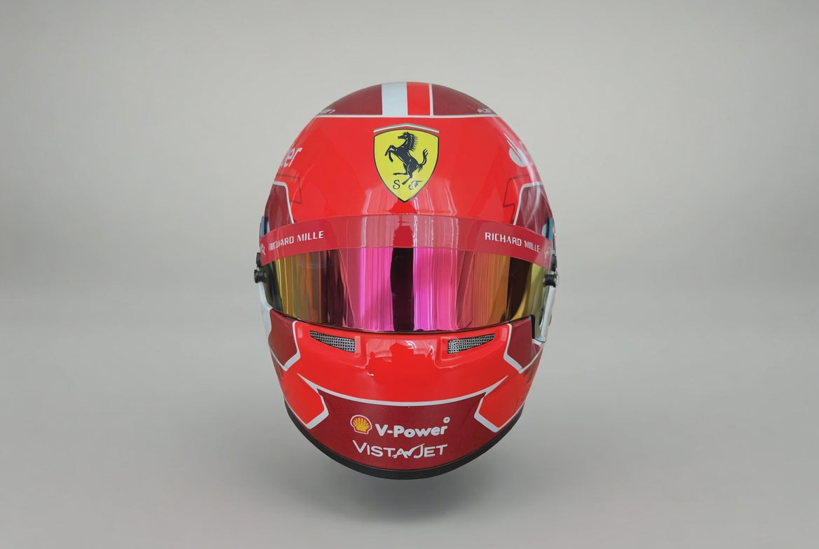 Casco Formula 1 in scala 1:2 Replica  Scuderia Ferrari  Charles Leclerc F1 2024-2