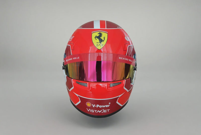Casco Formula 1 in scala 1:2 Replica  Scuderia Ferrari  Charles Leclerc F1 2024-2